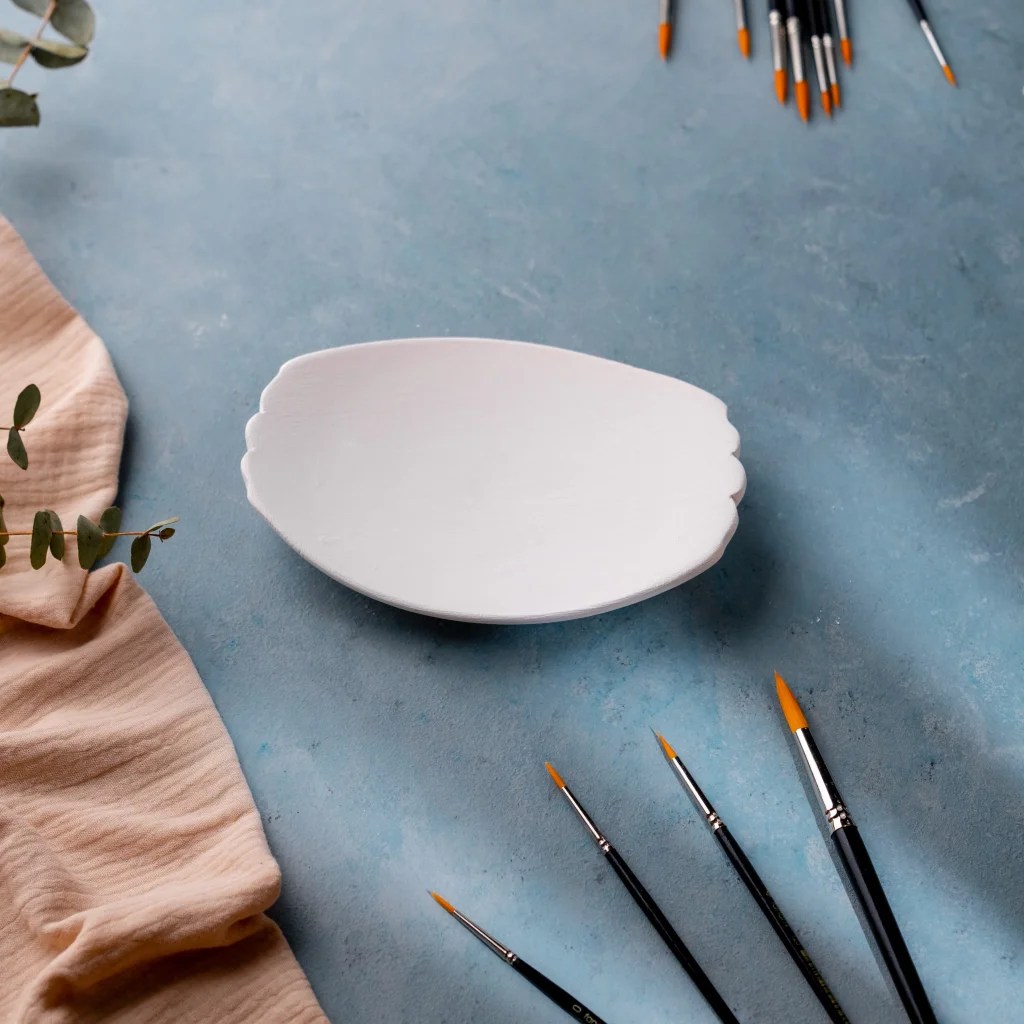 Rölyefli Kayık Tabak 18cm