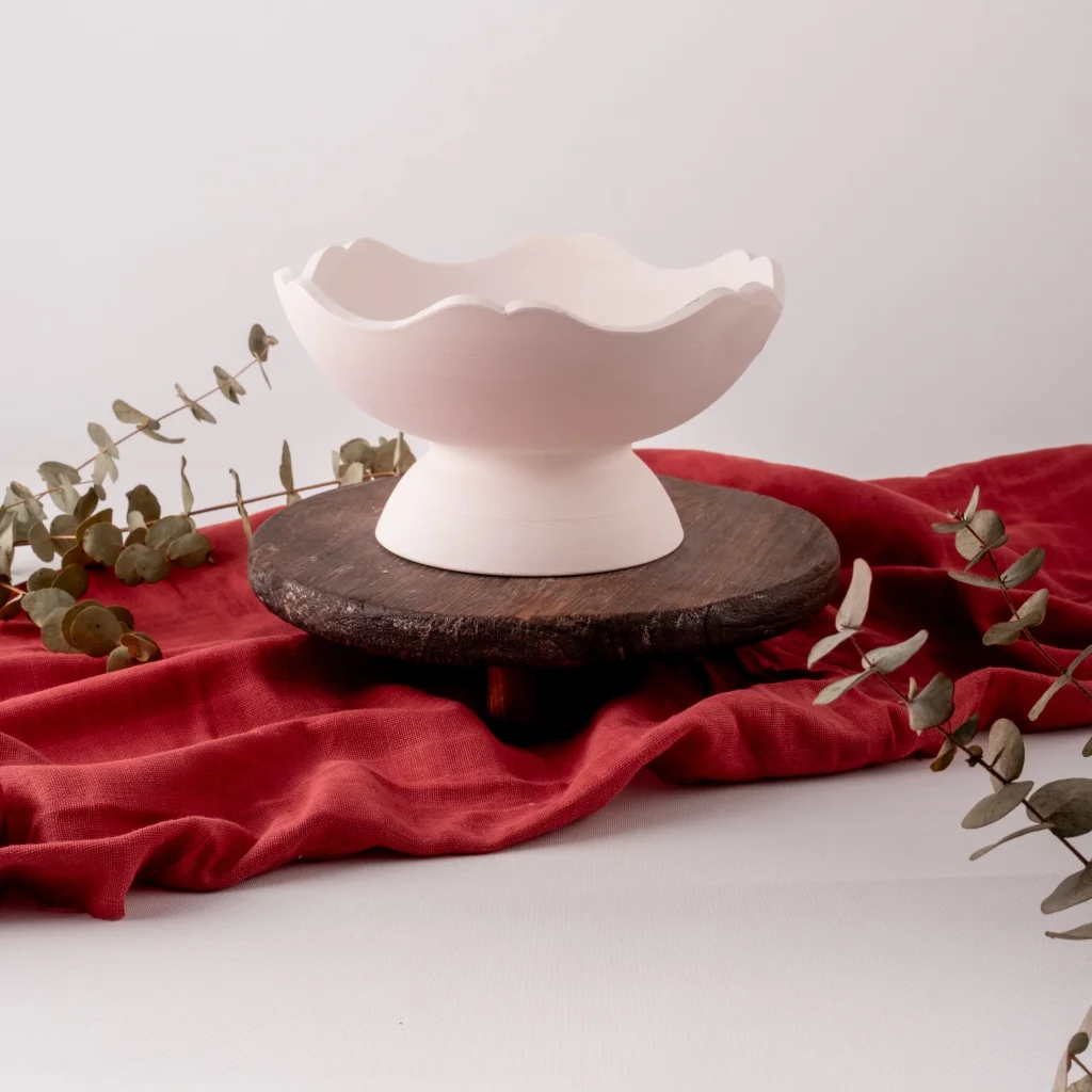 Ayaklı Kesimli Kase 20cm Mdl:3