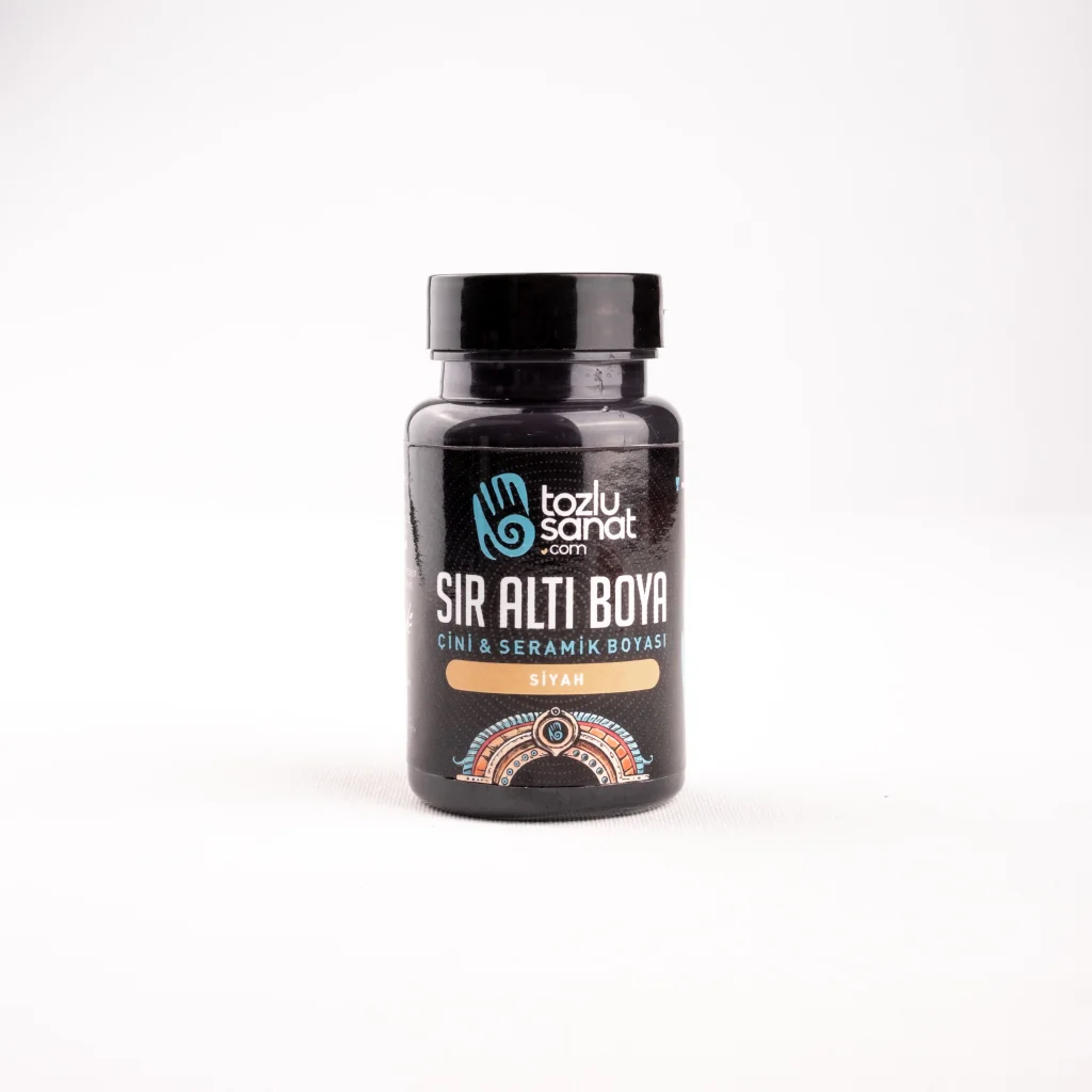 Hazır Çini ve Seramik Boyası TS-012 Siyah 100ml