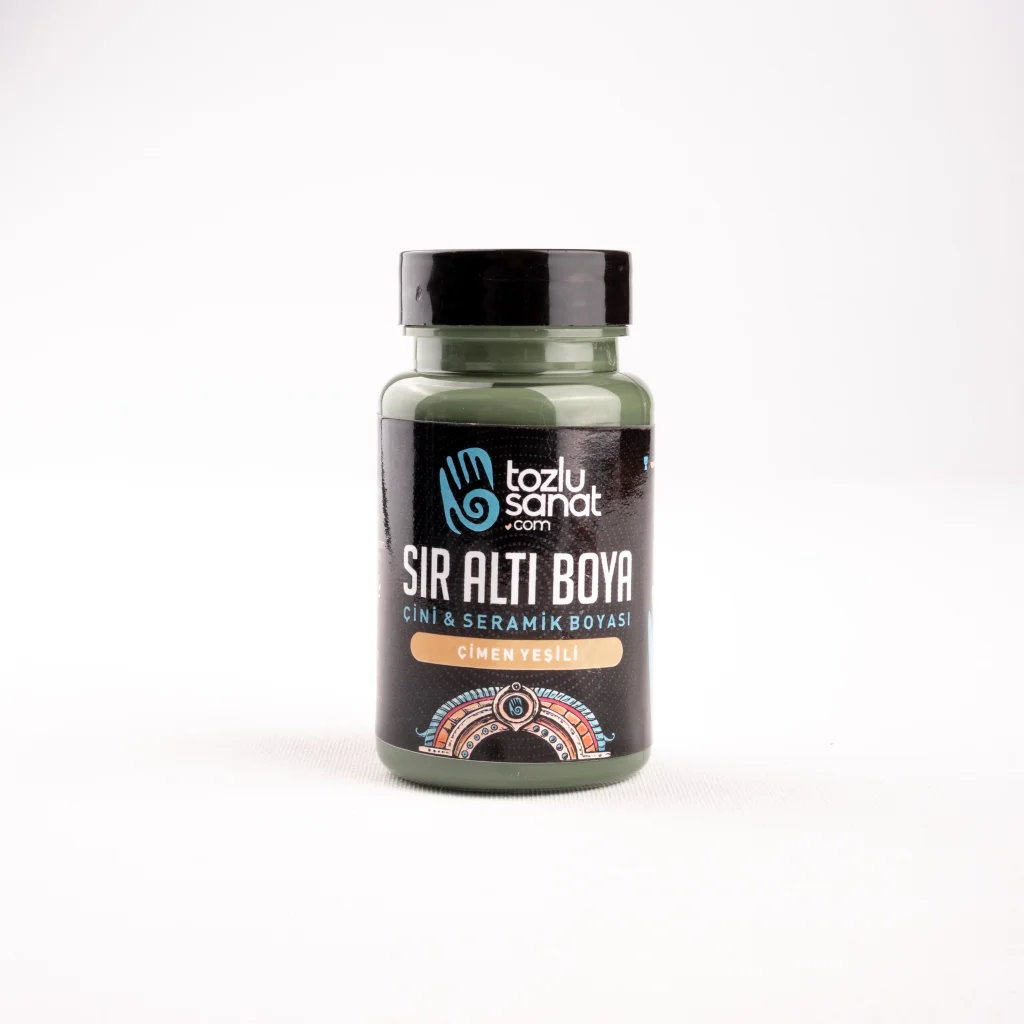 Hazır Çini ve Seramik Boyası TS-009 Çimen Yeşil 100ml