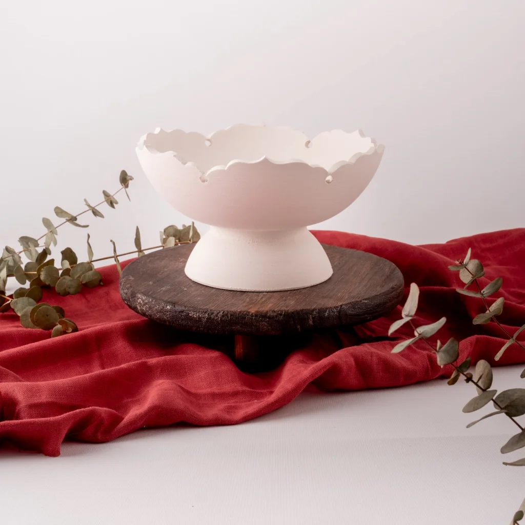 Ayaklı Kesimli Kase 20cm Mdl:2