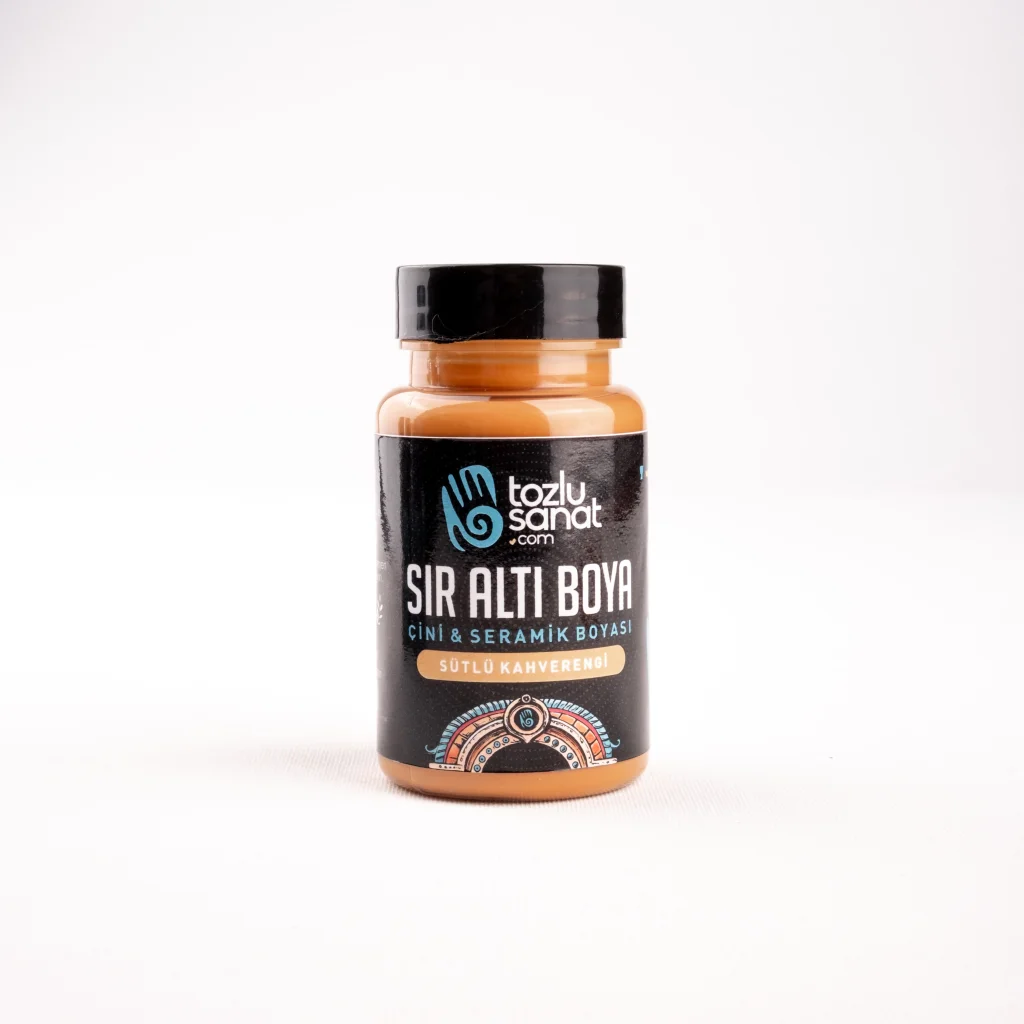 Hazır Çini ve Seramik Boyası TS-003 Sütlü Kahverengi 100ml