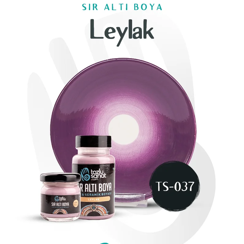 Hazır Çini ve Seramik Boyası TS-037 Leylak 40ml