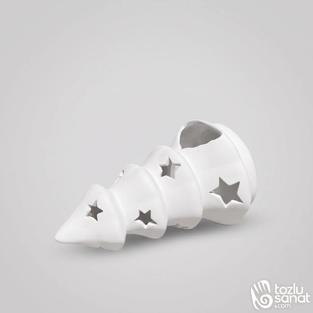 Çam Ağacı Mumluk Çini