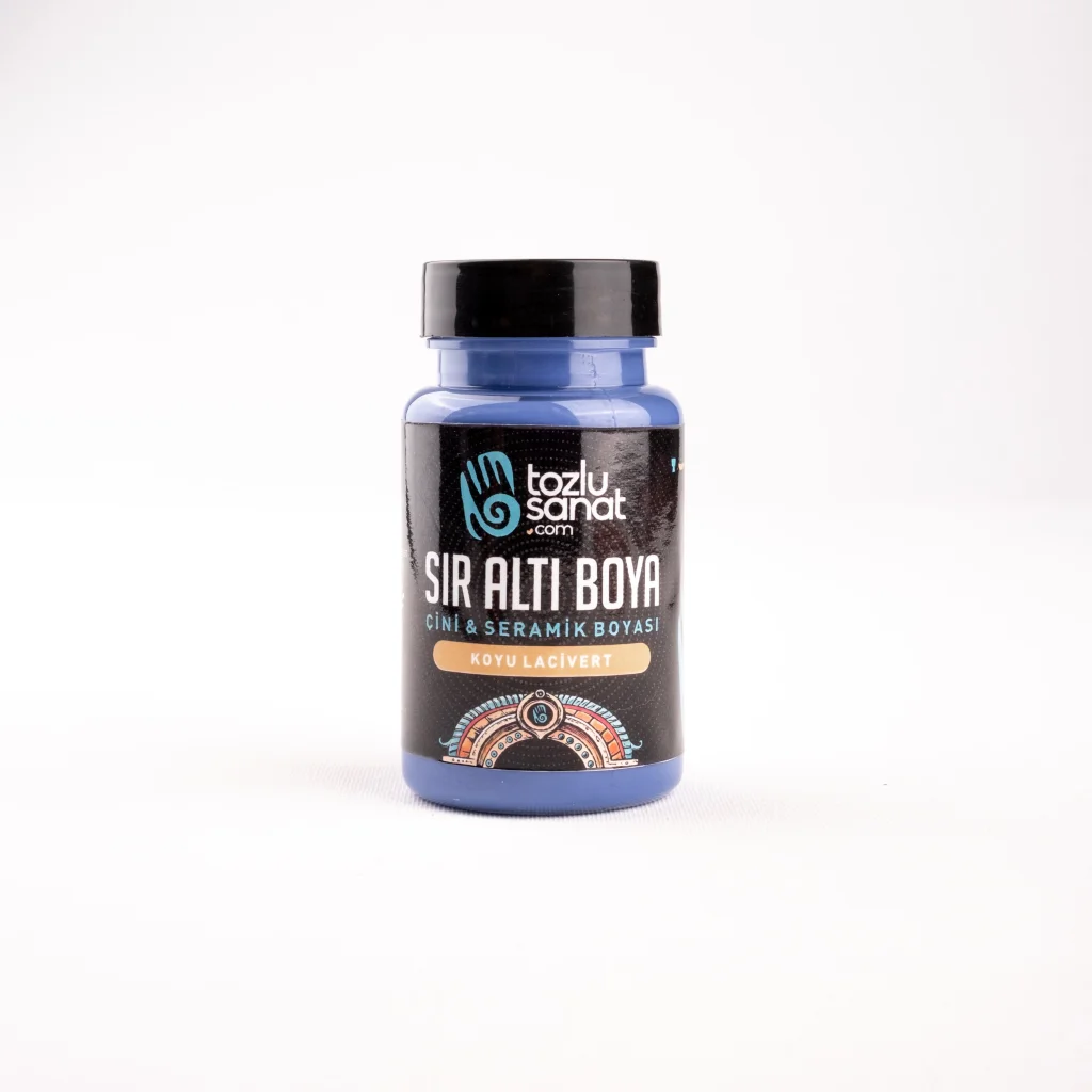 Hazır Çini ve Seramik Boyası TS-022 Koyu Lacivert 100ml