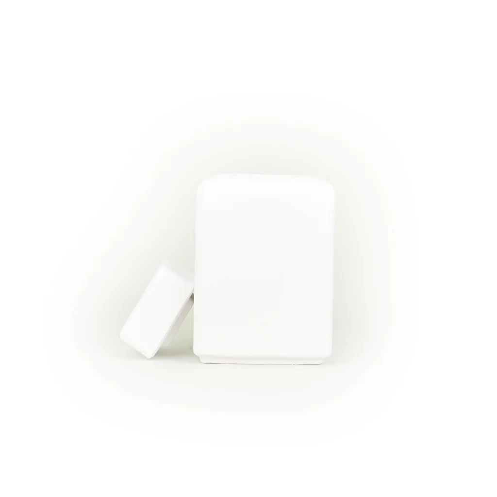 Kare Dik Kavanoz 20cm