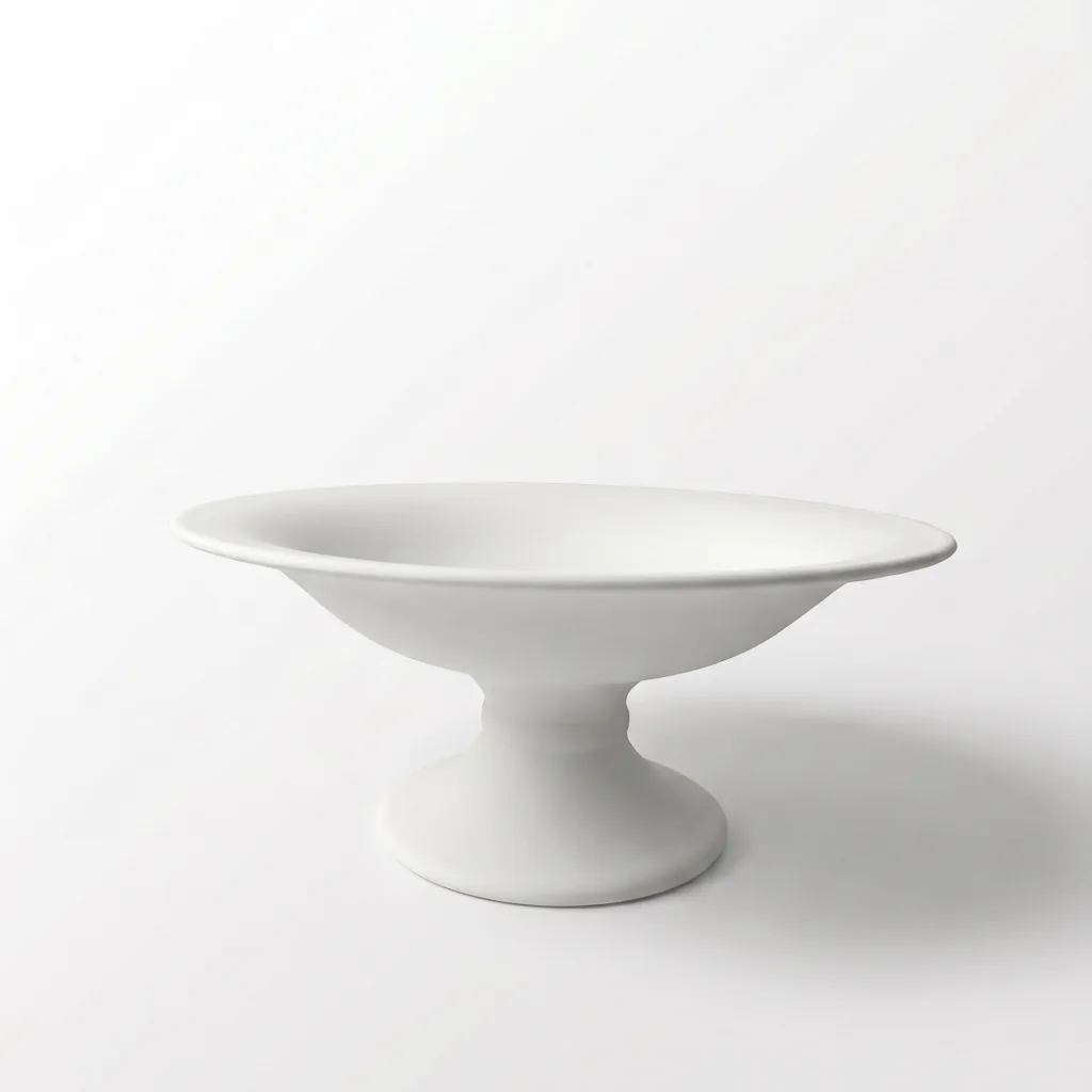 Ayaklı Milet Kase Çini 30cm