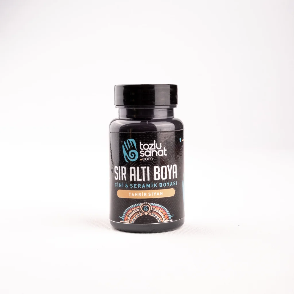 Hazır Çini ve Seramik Boyası TS-101 Tahrir Siyah 100ml