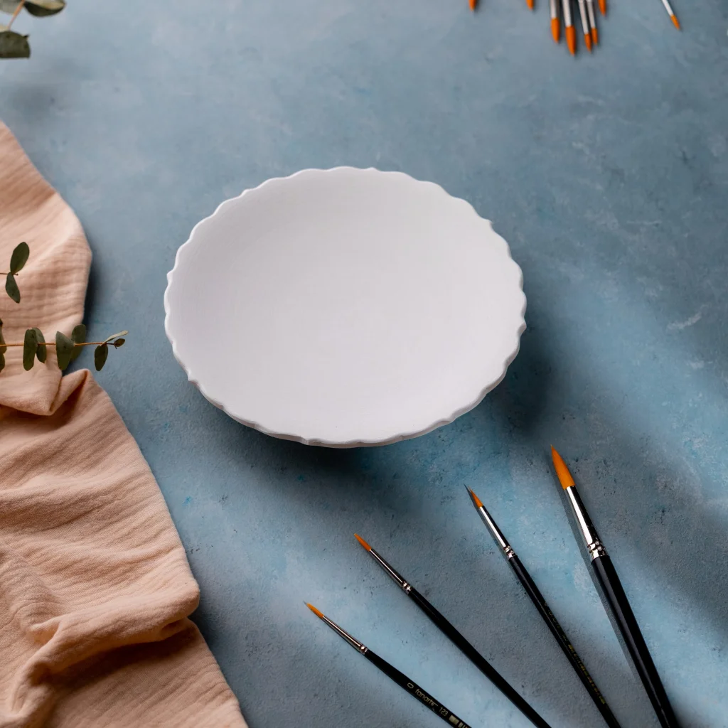 Çukur Rölyefli Tabak 25cm