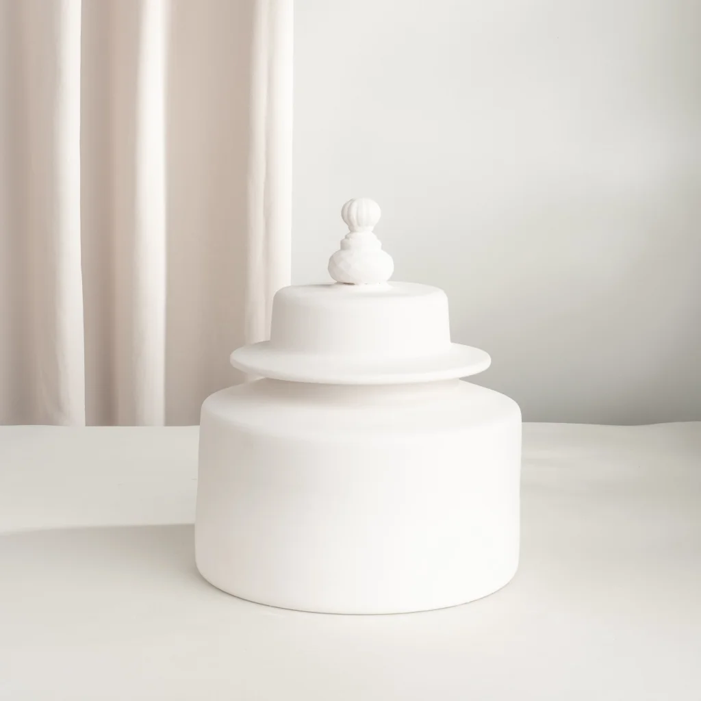 Silindir Kavanoz Saplı 25cm