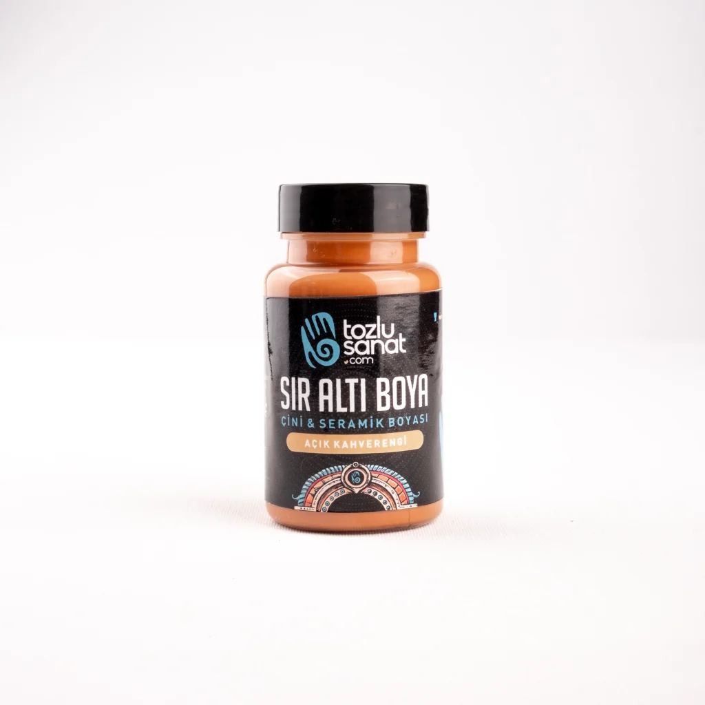 Hazır Çini ve Seramik Boyası TS-001 Açık Kahverengi 100ml