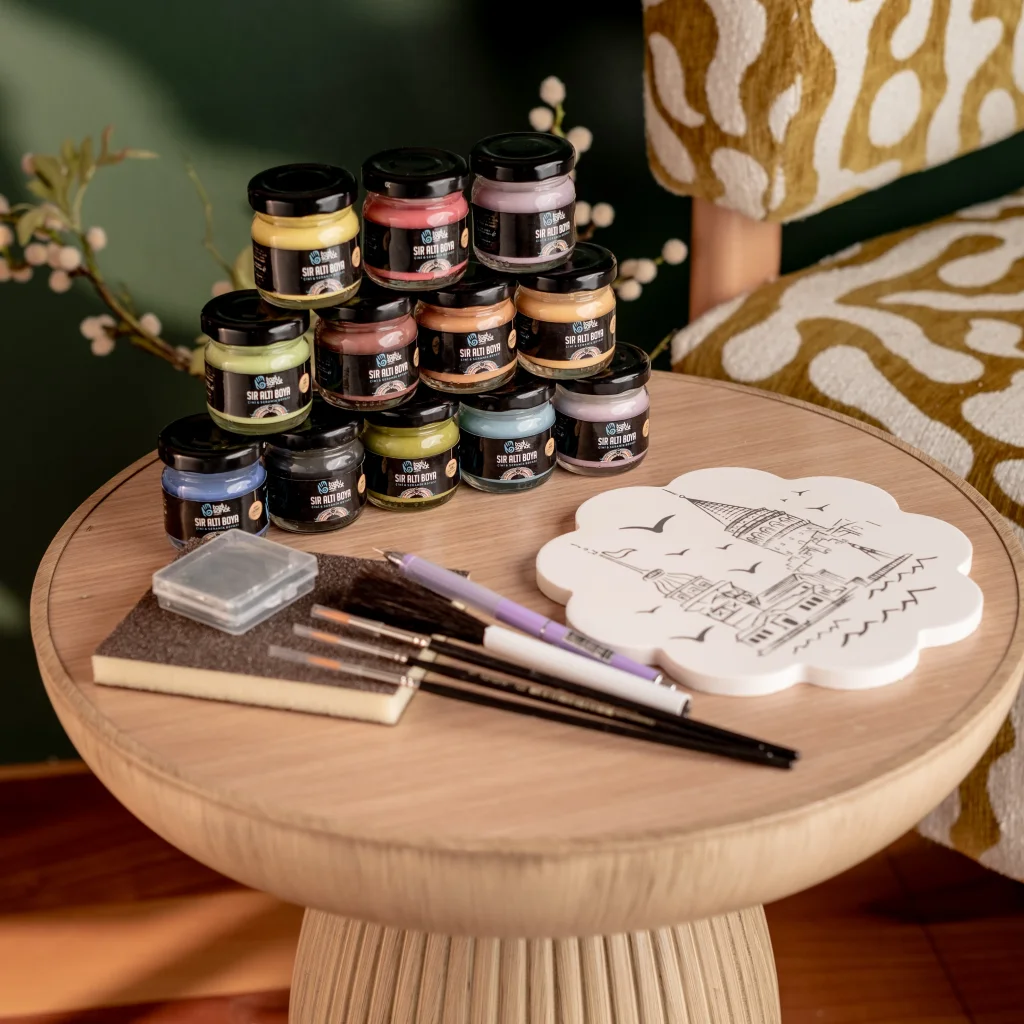 Tozlu Sanat 22 Parça Master Seramik Çini Başlangıç Hobi Seti