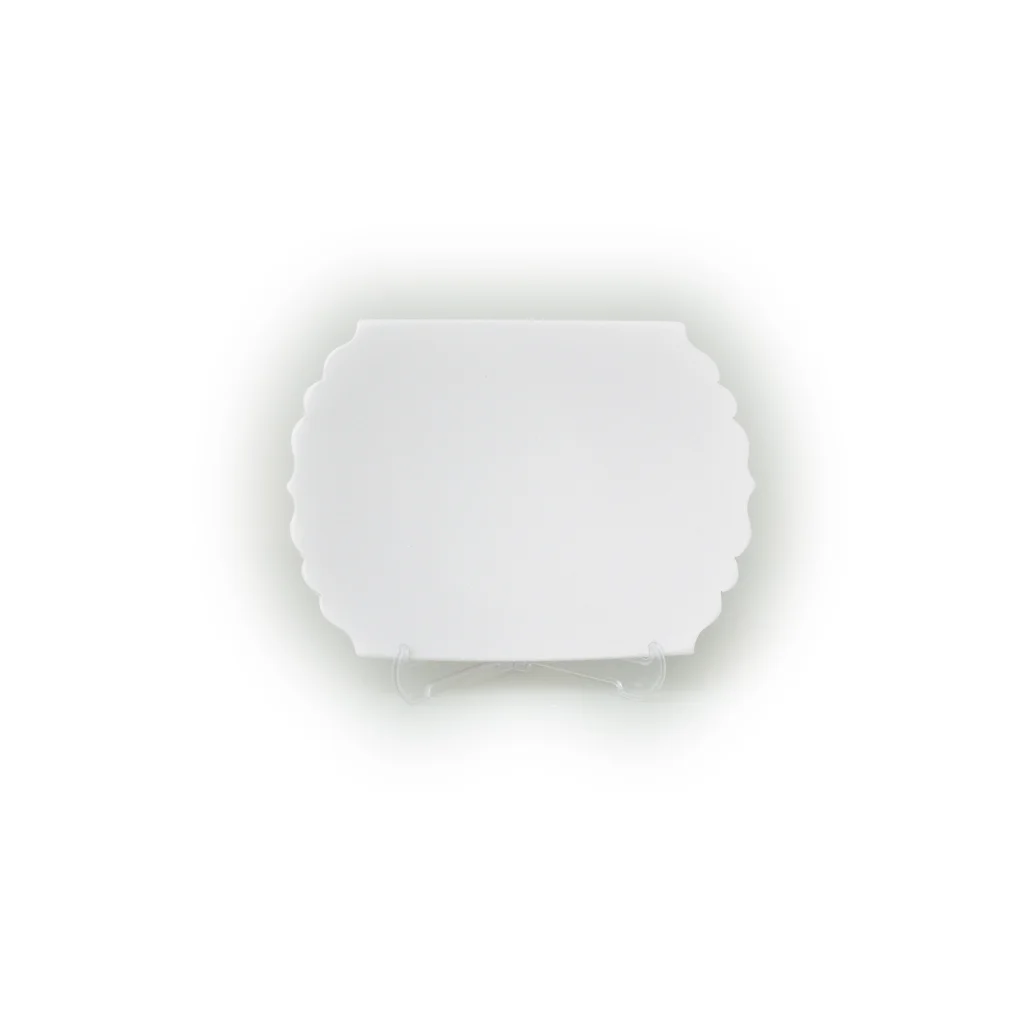 Dikdörtgen Rölyefli Tabak 25cm