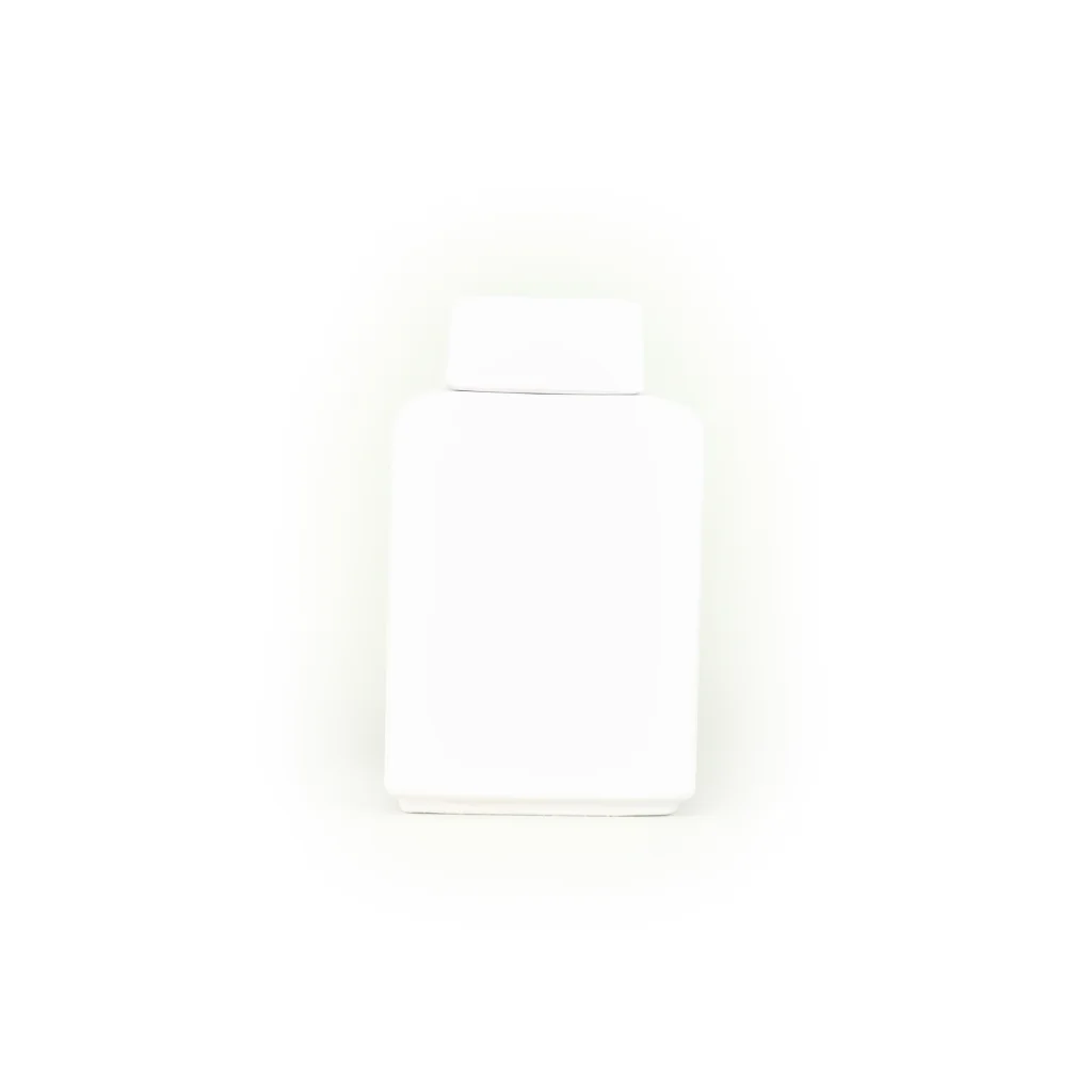 Kare Dik Kavanoz 20cm