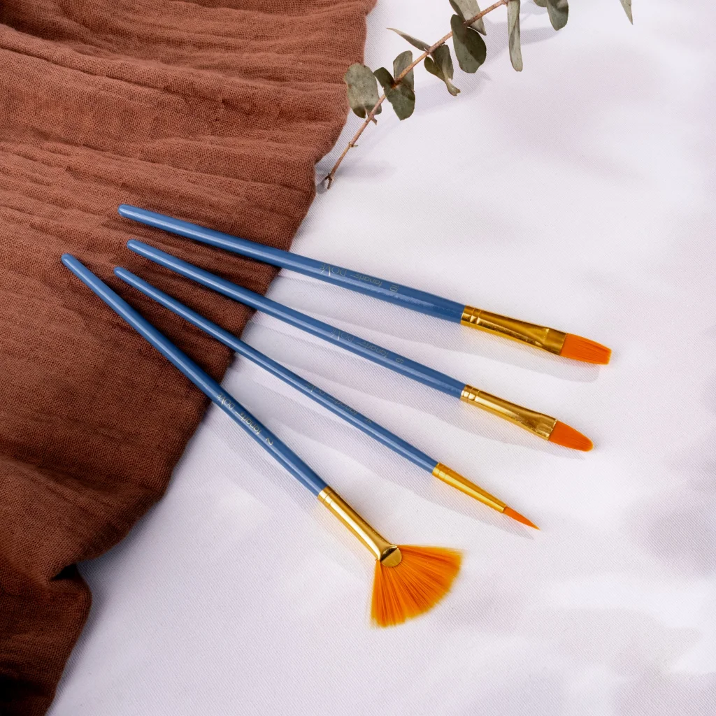 Fanart Academy Seri 500 Fırça Sentetik Set1 4 Lü