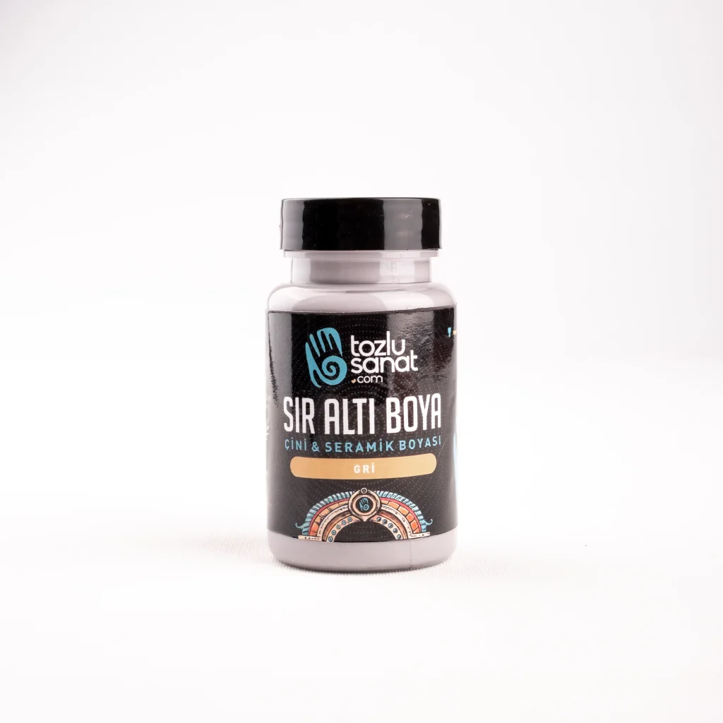 Hazır Çini ve Seramik Boyası TS-011 Gri 100ml