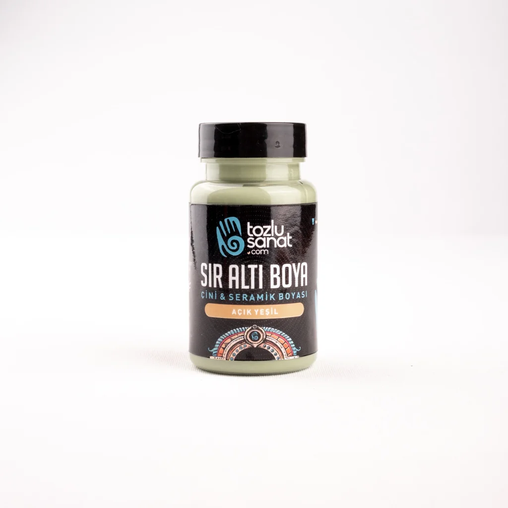 Hazır Çini ve Seramik Boyası TS-006 Açık Yeşil 100ml