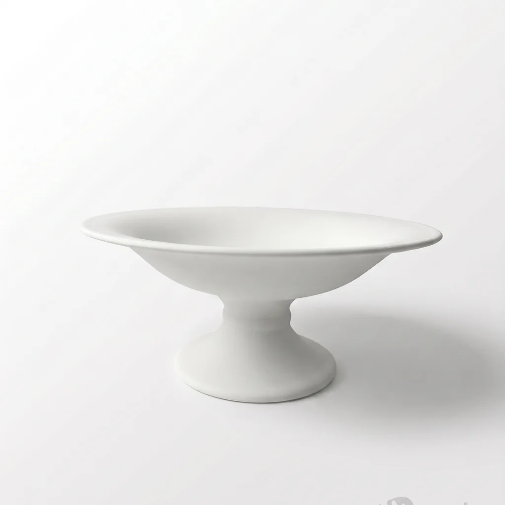 Ayaklı Milet Kase Çini 25cm
