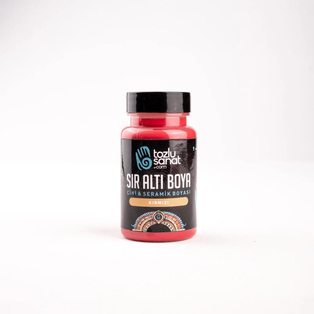 Hazır Çini ve Seramik Boyası TS-016 Kırmızı 100ml